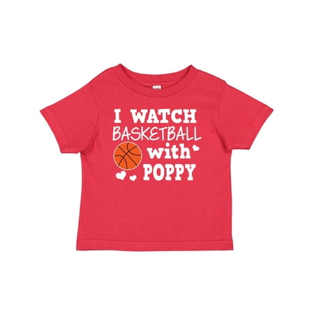 

Inktastic I Watch Basketball with Poppy Gift Baby Boy T-Shirt