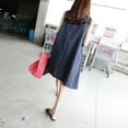 thumbnail image 3 of Femmes Été Coton Lin Robes Amples Casual Manches Mini-Robe Poche, 3 of 4
