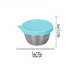 thumbnail image 3 of HLONK 1 Ensemble de Récipient Scellé pour Pot Chaud Bol à Trempette Petit Tasse Articles Ménagers Réutilisable Récipient Alimentaire en Acier Inoxydable Stockage Alimentaire Prix Spécial, 3 of 9