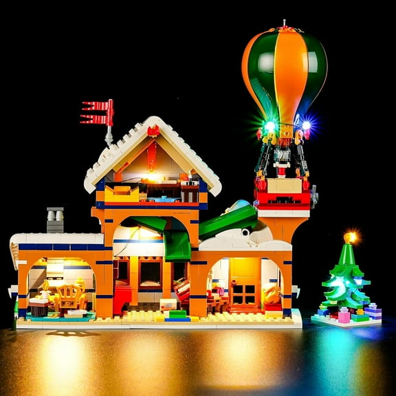 LED Light Kit for Lego 10339 Santa's Post Office, Christmas Décor Lights Building Set, Compatible with Lego 10339 Building Blocks Model(Not Include Blocks Set)