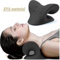 thumbnail image 1 of Dispositivo de tracción quiropráctica cervical relajante para cuello y hombros, almohada para aliviar el dolor y la alineación de la columna cervical, 1 of 5