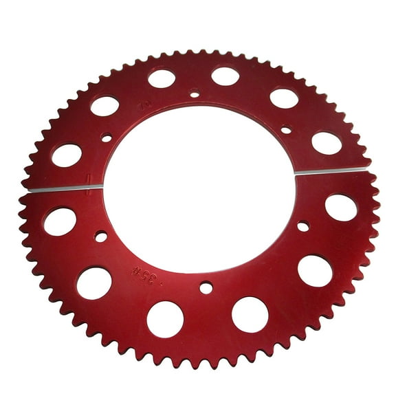 Pit Parts Split Sprocket - 70 Tooth - 35 Chain