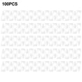 thumbnail image 1 of Easily Installable 100Pcs Self Locking Plastic Shelf Supports In White, 1 of 9
