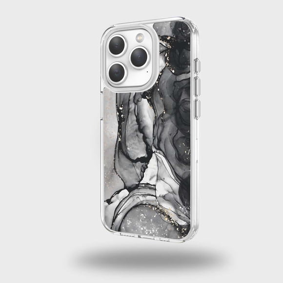 Caseco iPhone 15 Pro Max Case With Mag-Safe - Black Marble
