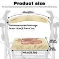 thumbnail image 6 of HELLHERO Capybaras Seat Back Cover Seat & Back Cover and Machine Washable for Streets and Neighborhoods, 6 of 7