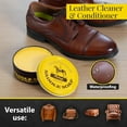 thumbnail image 2 of Fiebing's Yellow Saddle Soap for Leather (12 oz Tin) - Leather Cleaner & Conditioner to Soften, Protect & Restore Leathercraft - Leather Soap for Car Seat, Couch, Shoe, Purse, Boot, Bag, & Saddles, 2 of 6