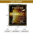 thumbnail image 6 of Pastor Appreciation Gifts, Pastor Gifts for Men, Unique Pastor Gifts, Pastor Birthday Gifts, Gifts for Pastor, Thank You Gift for Pastor, Christian Pastor Gifts Blanket 60"x50"(Gold), 6 of 6