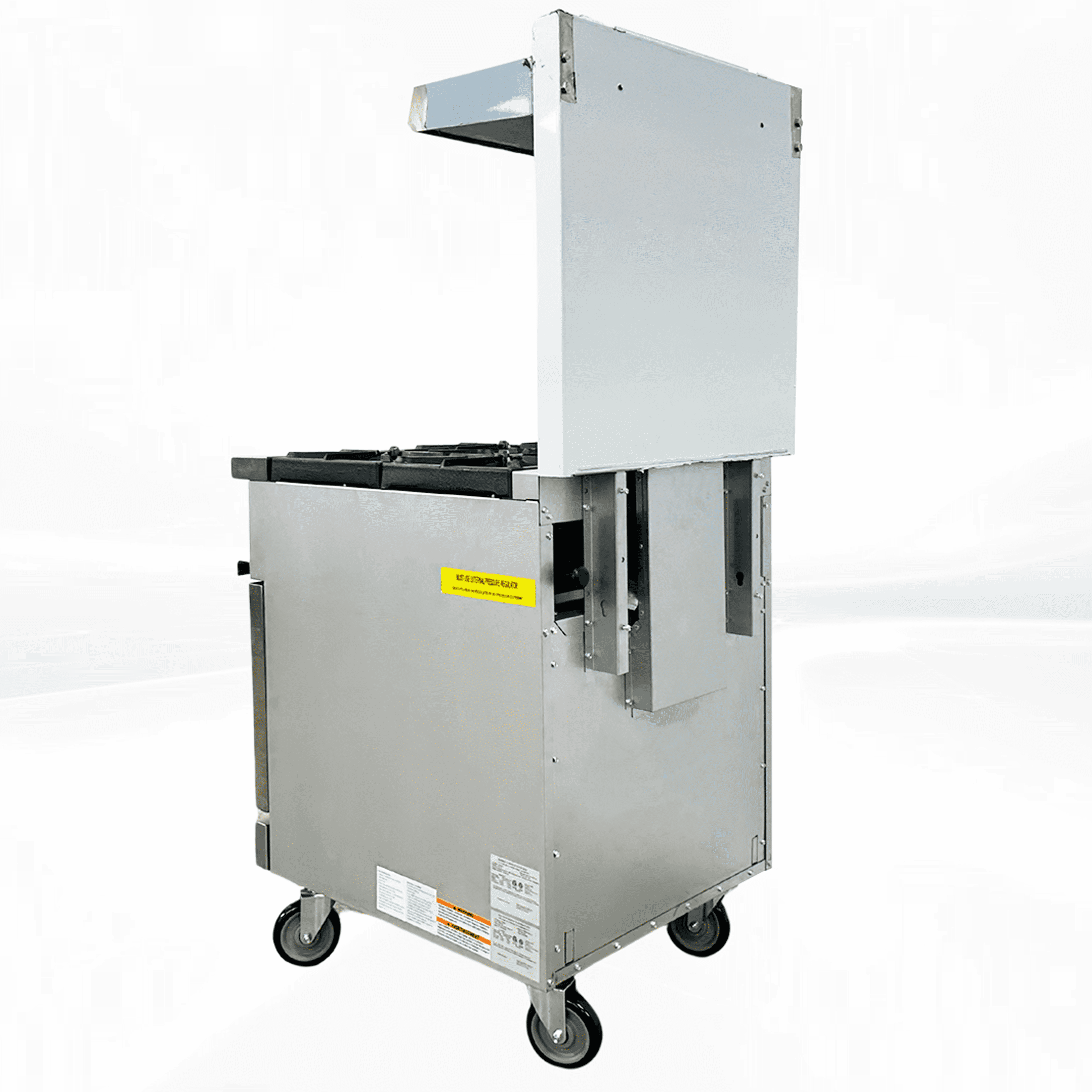 Cooler Depot 24" Natural Gas 4 Burners Commercial Oven Range, NSF Certified.