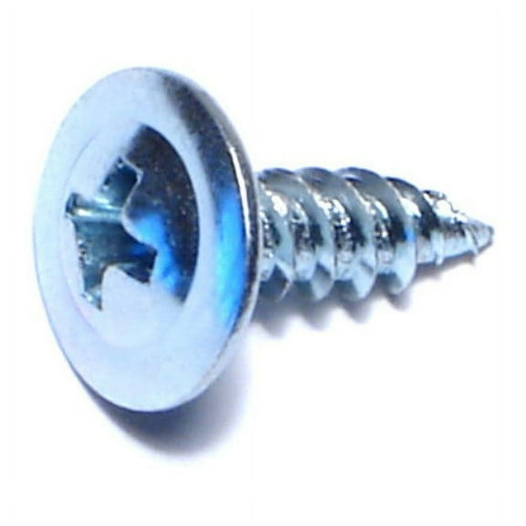 #8-18 x 9/16" Zinc Plated Steel Phillips Modified Truss Head Sharp Point SSMTS-074