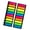 10 flat heads 10 poi, variant on Colored PET Label 100/120Pcs Repositionable Writable Adhesive PET Notes Page Marker for Notebook Planner Binder Folder