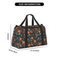 thumbnail image 3 of Balery Autumn with Pumpkins Bolsa de Gimnasio para Mujeres, Bolsa de Viaje con Bolsillo Húmedo, Bolsa de Fin de Semana para Mujeres, Bolsa de Viaje Resistente al Agua, 3 of 7