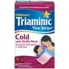 Triaminic: Raspberry Flavor Thin Strips Cold W/Stuffy Nose, 14 ct