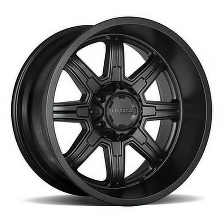 Ultra 229SB Menace 16x8 8x165.1  10et Satin Black Satin Clear Coat Wheel Fits select: 1999-2010 CHEVROLET SILVERADO, 1994-2002 DODGE RAM 2500