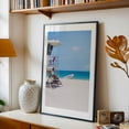 thumbnail image 5 of UNITED STATES | White Silence - Photography Beach Ocean Coastal Surfboard Summer Minimalist Seascape Black Framed Wall Art Print 5 x 7 inches, 5 of 8