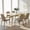 White Grey, variant on LeisureMod Zayle Modern Dining Table with 55" Wide Sintered Stone Rectangular Tabletop and Steel Base for Kitchen and Dining Room in Light Grey