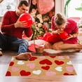 thumbnail image 5 of Valentine's Day Natural Coir Door Mat Romantic Red Pink White Heart Pattern Welcome Mat Non- Entrance Door Rugs for Indoor Outdoor Home Bathroom Decor,Red, 5 of 7