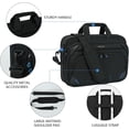 thumbnail image 3 of Kroser 15.6" Laptop Messenger Bag, Black, 3 of 7
