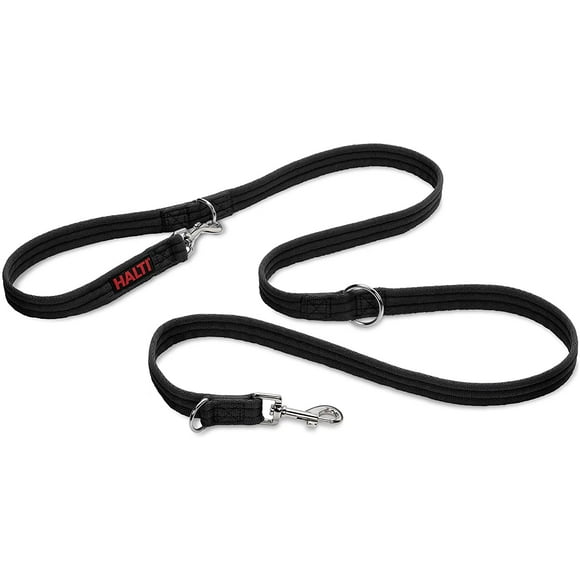 HALTI Laisse d'Entraînement pour Chiens, Laisse d'Entraînement Double Extrémité pour Collier de Tête et Harnais Anti-Traction, Laisse d'Entraînement pour Petits, Moyens et Grands Chiens,