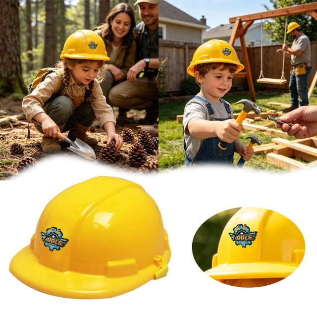 Outdor Children's Building Hat Suitable For Both Boys And Girls Suitable For Role Playing Games