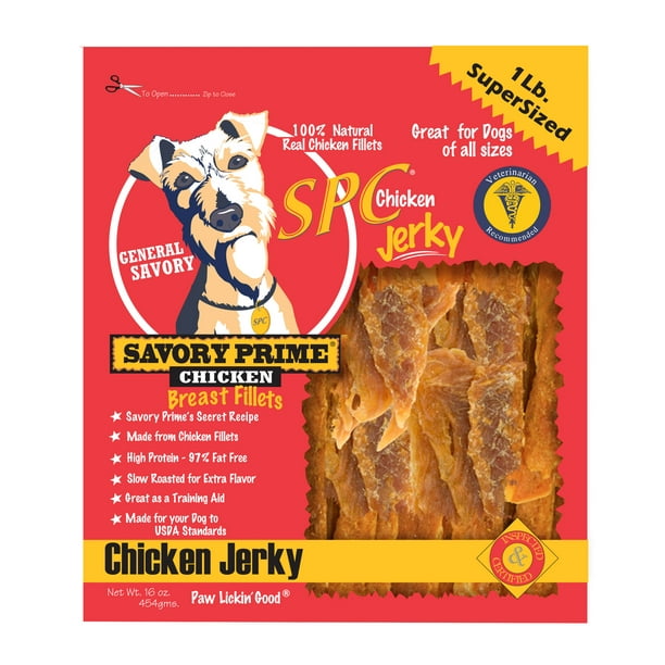 Savory Prime Natural Chicken Jerky 16 oz.