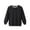 Black, variant on Diufon Girls Long Sleeve School Uniform Cotton Crewneck Pullover Tops Casual Color Block Athletic Sweatshirts