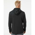 thumbnail image 2 of Textured Mixed Media Hooded Sweatshirt, 2 of 3