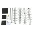 thumbnail image 3 of PEAKORA360 Degree Rotated Magazine News Rack Office Display Rack Organizer Stand Metal, 3 of 17
