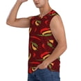 thumbnail image 3 of Balery Hot Chili Camisetas sin mangas para hombre, absorbe la humedad y protege contra el mal olor.-Medium, 3 of 7