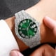 thumbnail image 5 of Reloj de cuarzo para hombre, relojes de moda para hombre, reloj de acero inoxidable, informal, de pulsera, de cristal, 5 of 5