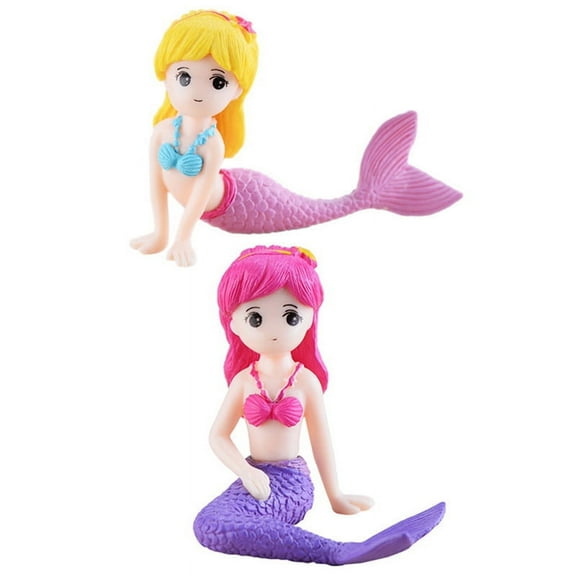 Mermaid DIY Mini Miniature Figurine Garden Dollhouse Decor Micro Landscape