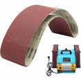 thumbnail image 1 of 5 Pack Sanding Belts 100mm x 915mm Powerful Aluminum Oxide Sander for Woodworking, Belt Sander, Metal Polishing (180 Grit), 1 of 5