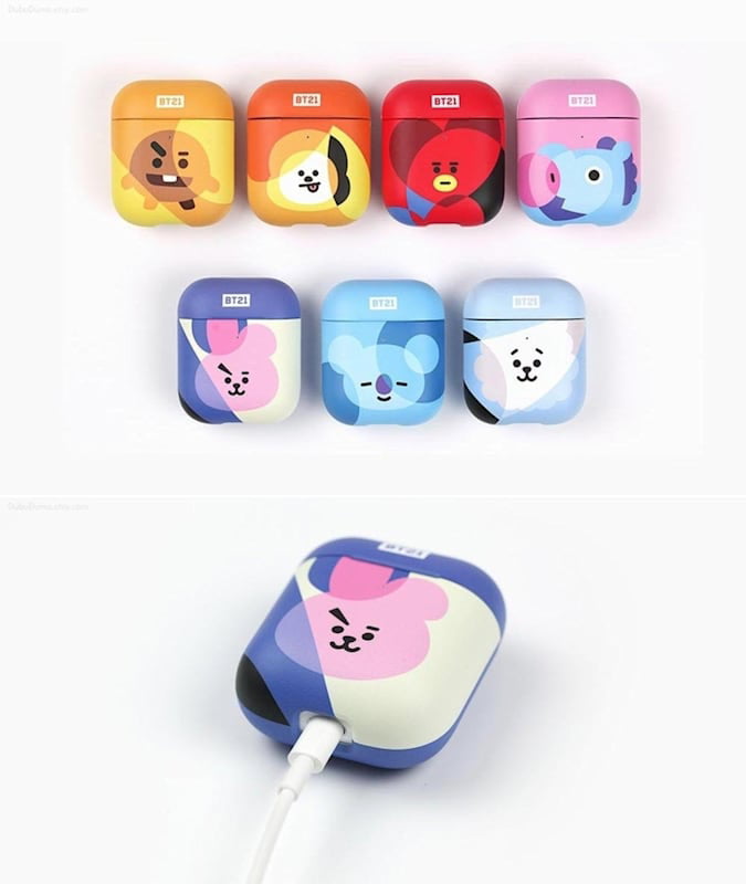 BT21 Shooky Airpod Case - Concept Designed by Suga, Officially Approved  Product & Manufactured by Royche (Shooky) - Walmart.com