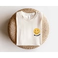 thumbnail image 4 of BE HAPPY SMILEY FACE Graphic Short sleeve T-Shirt, 4 of 6