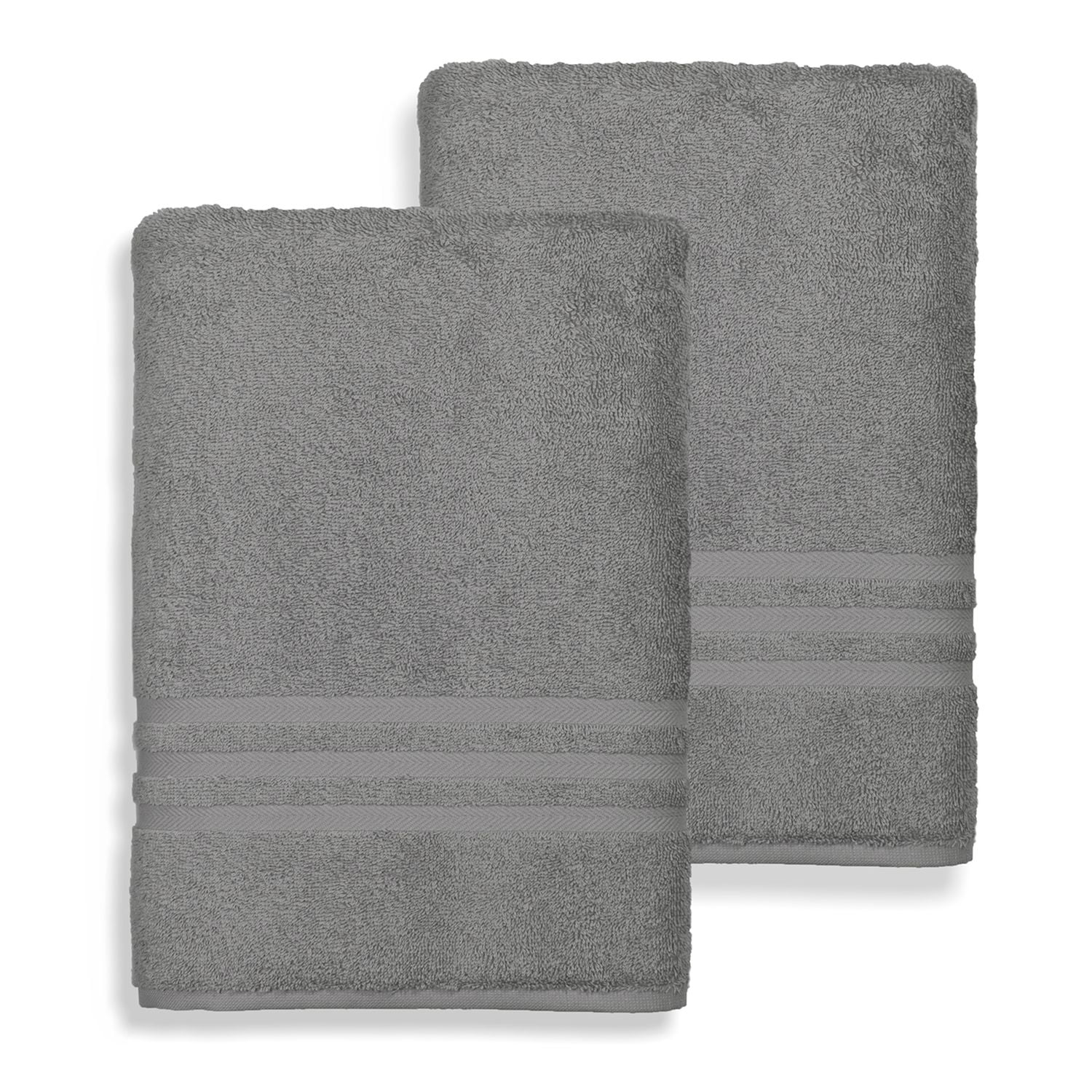 Linum Home Denzi Turkish Cotton Bath Towels - Set of 2