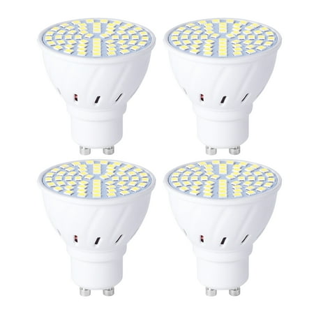 

Mpeace 4Pcs LED Lamp Bulb Ultra Bright High Color Rendering GU10 60LED Long Service Life CRI 70+ Light for Living Room