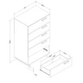 thumbnail image 2 of South Shore Cavalleri, Scandinavian Chest,  White, 2 of 11