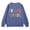 Dark Blue, variant on KAUOD Boys Girls Back to School Crewneck Sweatshirt Kids Fourth Grade Graphic Oversized Pullover Tops Lightweight Long Sleeve Shirt