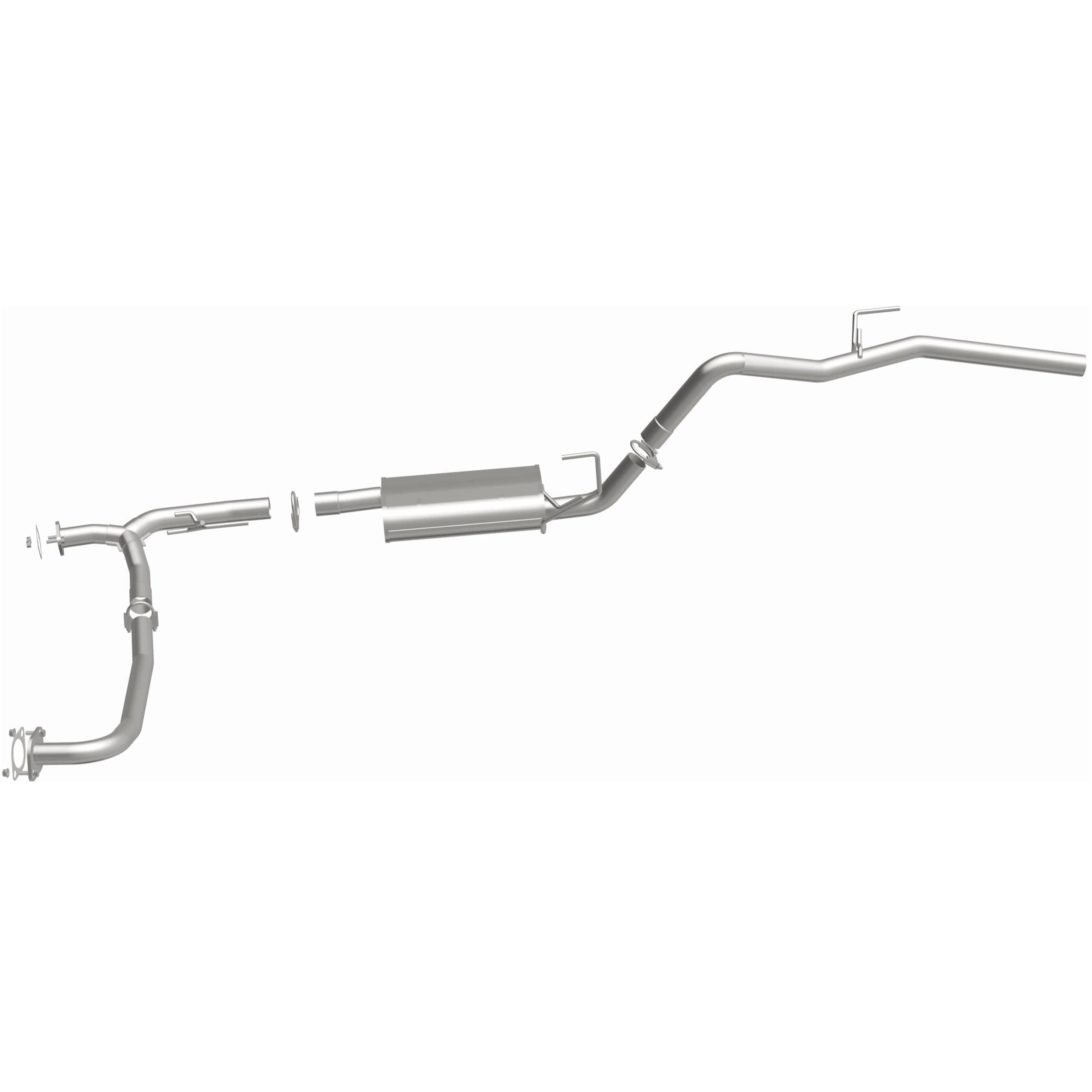 BRExhaust OE Replacement Exhaust System Kit 106-0065: Compatible with 2005-2014 Nissan Xterra 4.0L