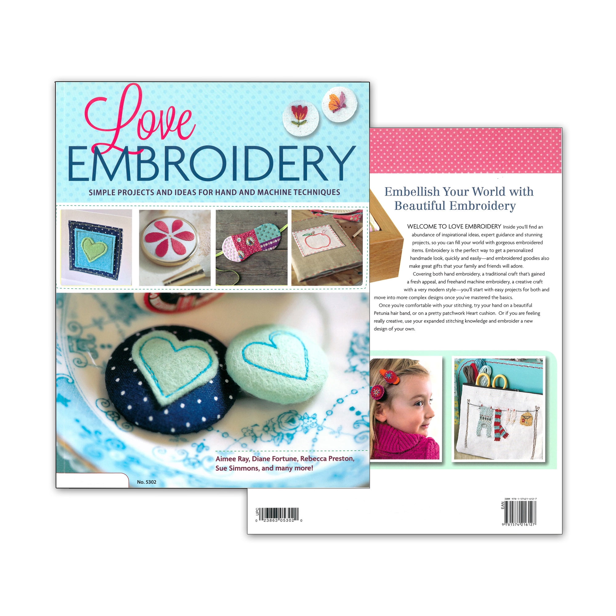 Inspiring and Educational Embroidery Project Books Includes