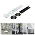 thumbnail image 2 of Wweixi Radiator Pipe Covers Hole Ring Pipe Fittings Chrome Effect Pipe Covers white, 2 of 6
