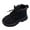 Black, variant on CAICJ98 Boy Girl Boots Waterproof Combat Boots Comfort Work Ankle Boot Lace Up Side Zipper Hiking Boots for Boys Girls (Toddler/Little Kid),6.5