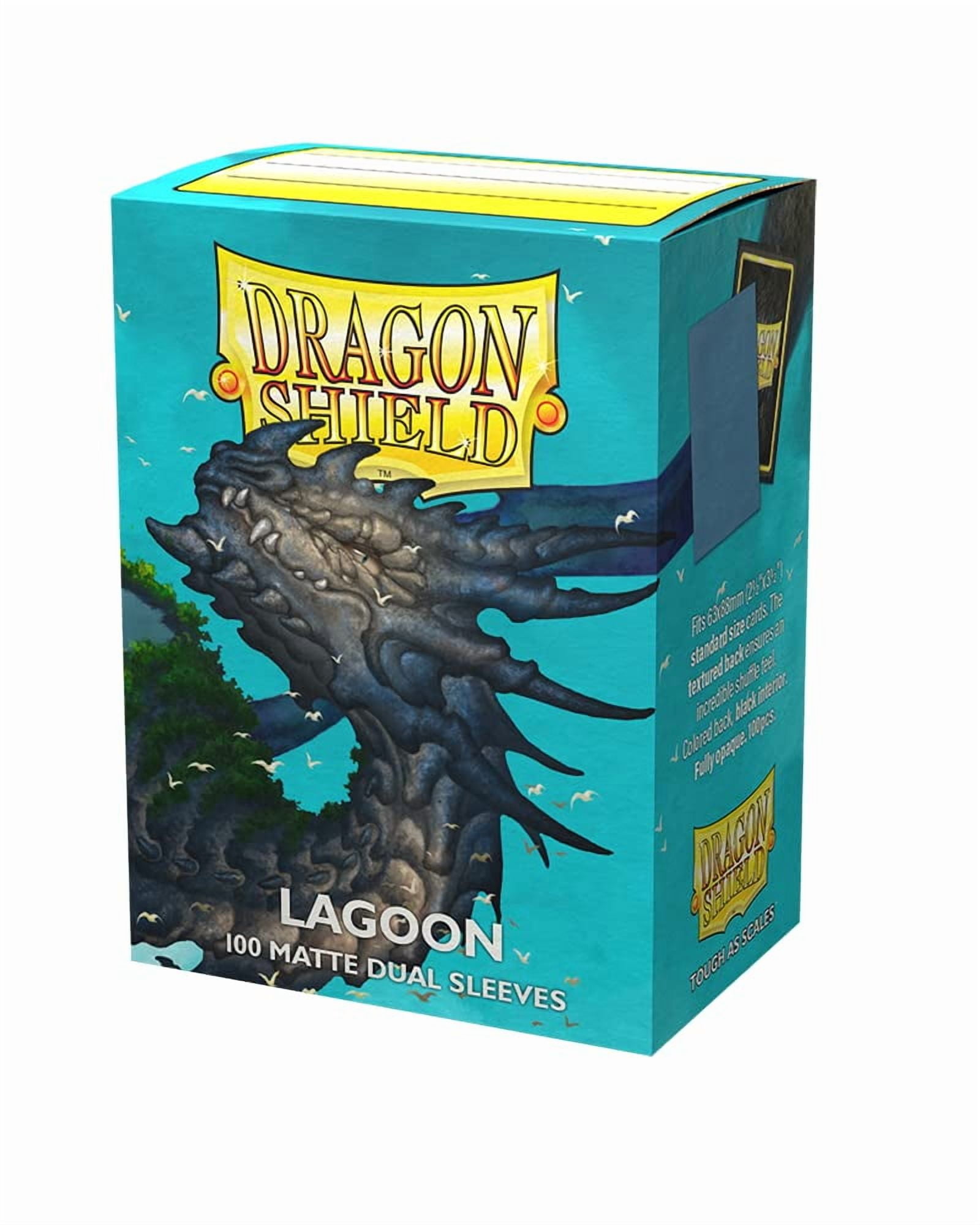 2 Packs Dragon Shield Dual Matte Lagoon Standard Size 100 ct Card Sleeves Value Bundle!