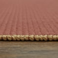 thumbnail image 5 of Feizy Theo Modern Solid, Red/Tan, 1'6" x 1'6" Swatch Reversible Stain Resistant Water Resistant Casual Design Carpet for Living Dining Bed Room, 5 of 8