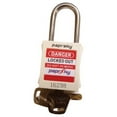 thumbnail image 4 of Lockout Padlock White  Short Shackle PS-LOTO-PPR-38 - Pack of 10, 4 of 5
