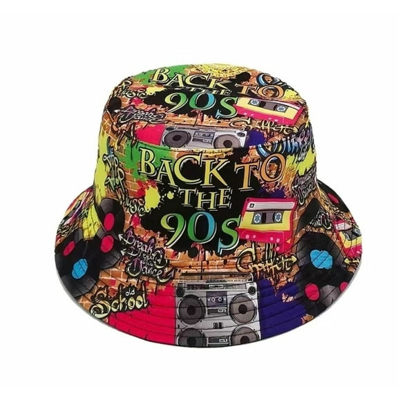 90s Inspired Retro Bucket Hat