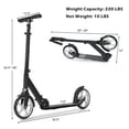 thumbnail image 7 of Infans Folding Kick Scooter Lightweight Sports Scooter for Teens Adult W/Strap 8" Wheel, 7 of 7
