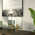 thumbnail image 2 of Henn&Hart 9" Brass Metal/Glass Table Lamp, 2 of 9