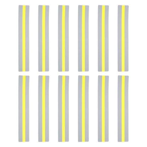 Uxcell Guided Reading Strips Tracking Highlight Colored Overlay Bookmarks Yellow 12 Pcs