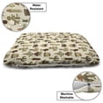thumbnail image 3 of Cactus Pet Bed, Botany Art Home Plants and Creative Design Succulents Doodle Print, Chew Resistant Pad for Dogs and Cats Cushion with Removable Cover, 24" x 39", Multicolor, by Ambesonne, 3 of 4