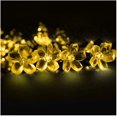 thumbnail image 1 of Cadena de luces solares para exteriores, Mr.Twinklelight 6.5m 50 LED Cadena de luces de flores con 2 modos de iluminación Luz de decoración para Navidad, árbol, jardín, patio, balcón, blanco cálido Ormromra GX-102-2-3, 1 of 7